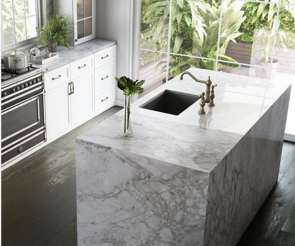 luxury dekton worktop by quartz kitchen